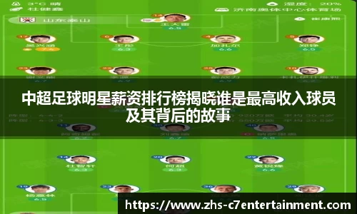 中超足球明星薪资排行榜揭晓谁是最高收入球员及其背后的故事